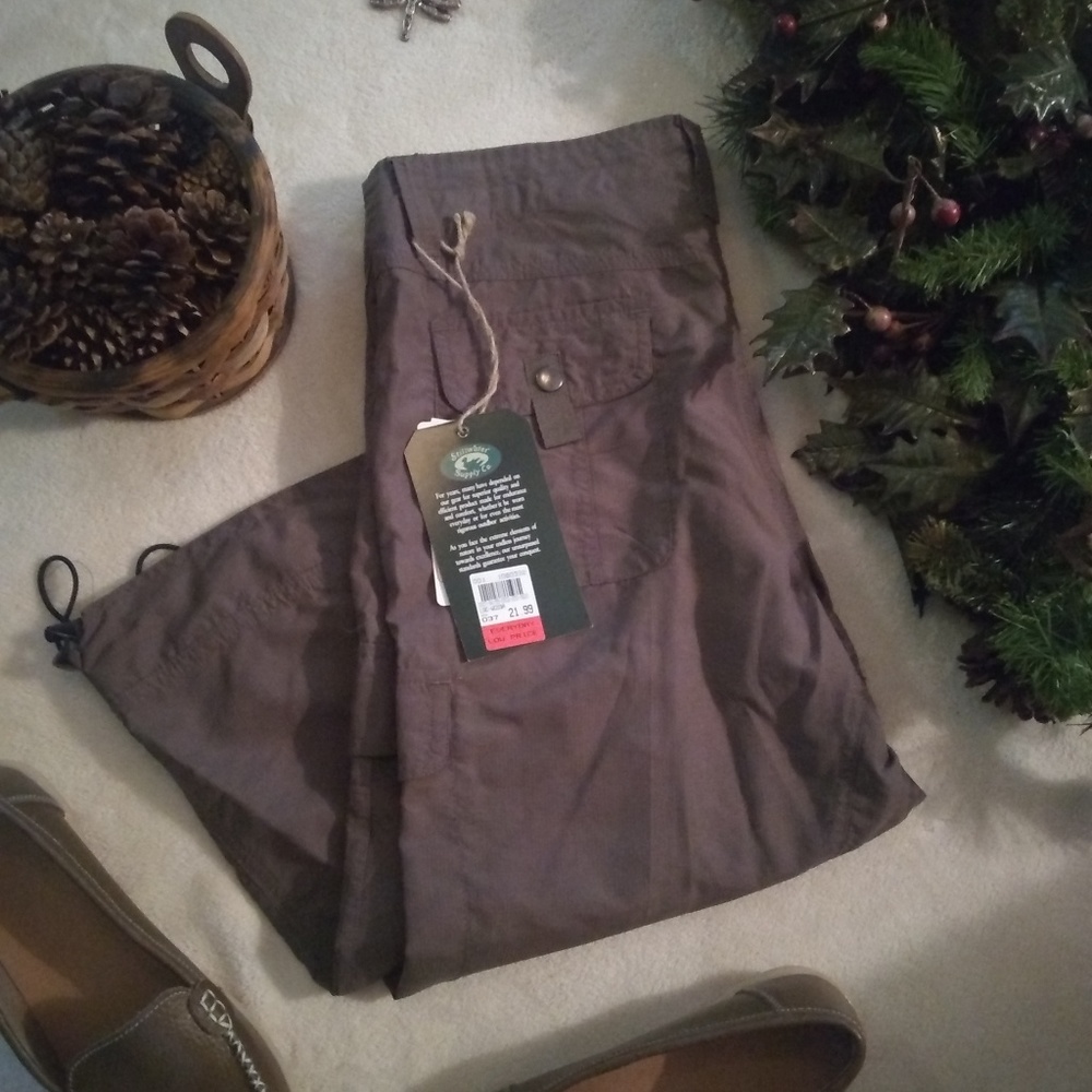 Dark Brown Capri Pants